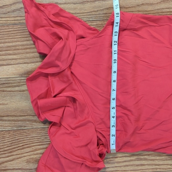 Pink one-shoulder mini dress size 2 stretch ruffle collar Barbiecore Joie - Picture 2 of 6